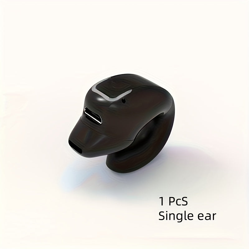 Wireless Earbuds with Long Battery Life, Phone Control & Voice Noise Cancellation - USB-C Charging, 5Th Gen 360° Open Clip Design for Sports & Work, Compatible with All Smartphones