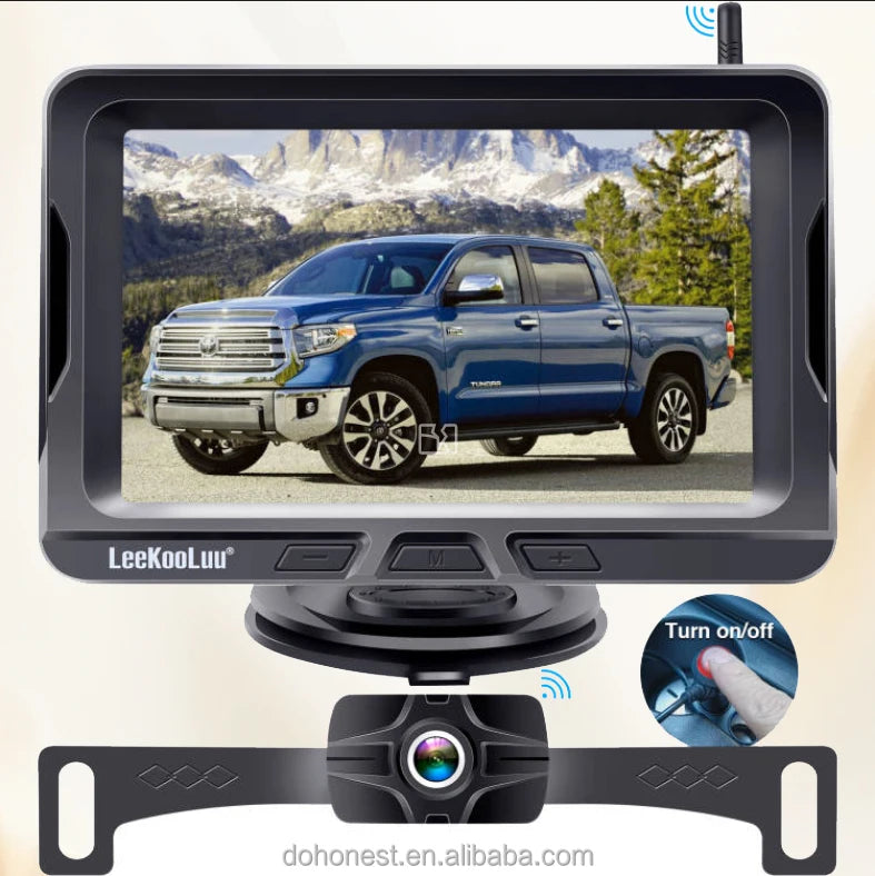 5-Inch Display Rearview Camera with Night Vision Function and Stable Digital Signal | Wireless Standby Camera