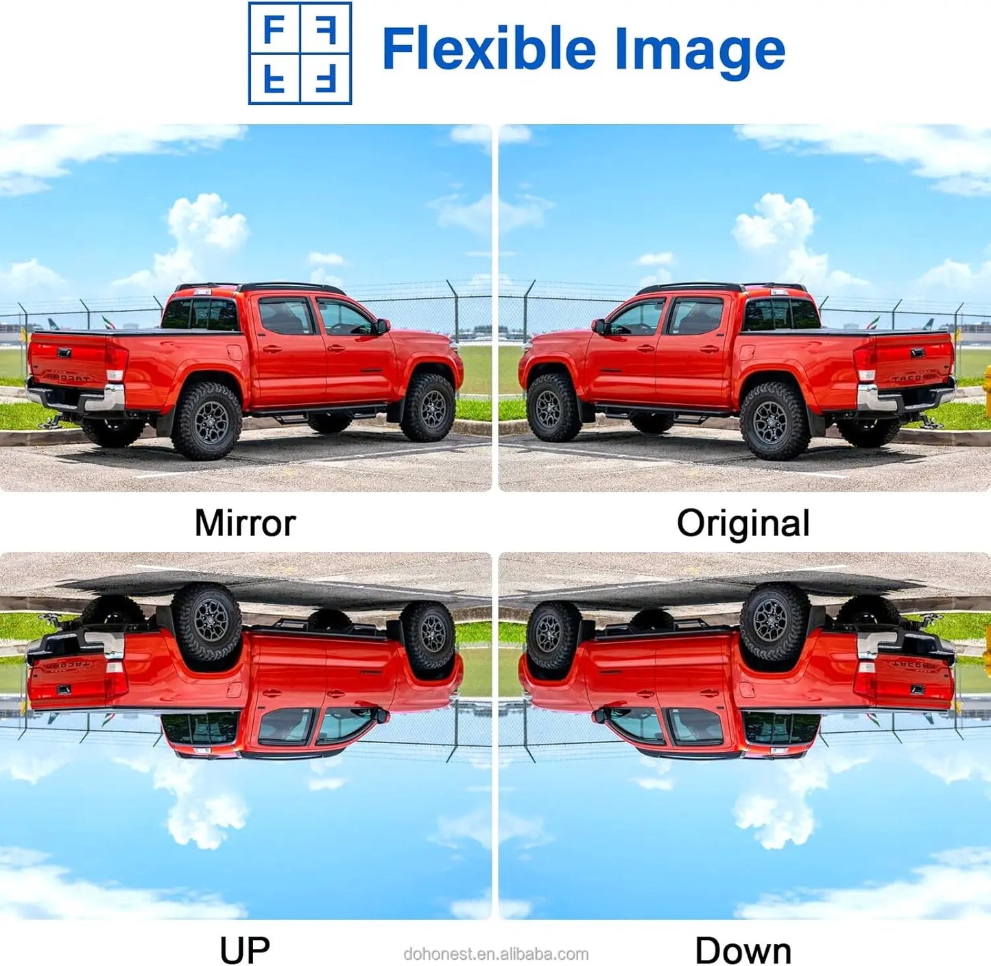 5-Inch Display Rearview Camera with Night Vision Function and Stable Digital Signal | Wireless Standby Camera