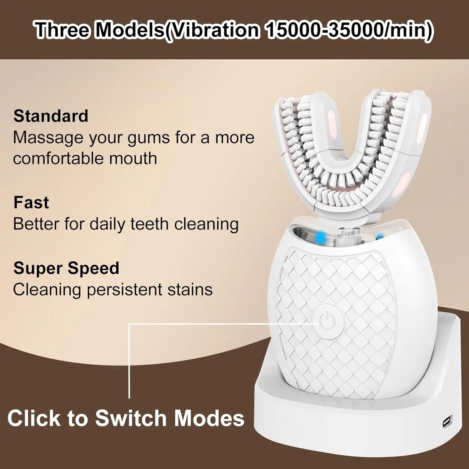 Smart U-Shaped Electric Toothbrush 360°