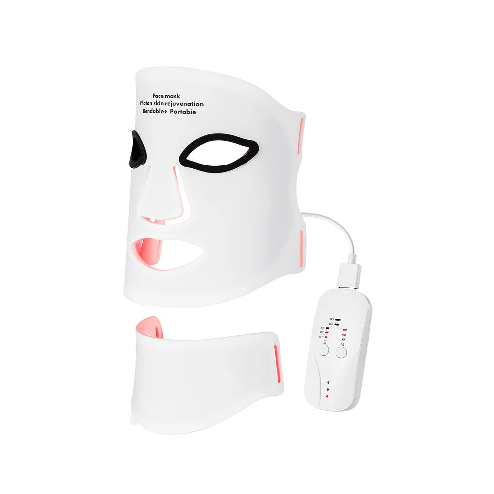 7-Color LED Red Light Therapy Face Mask