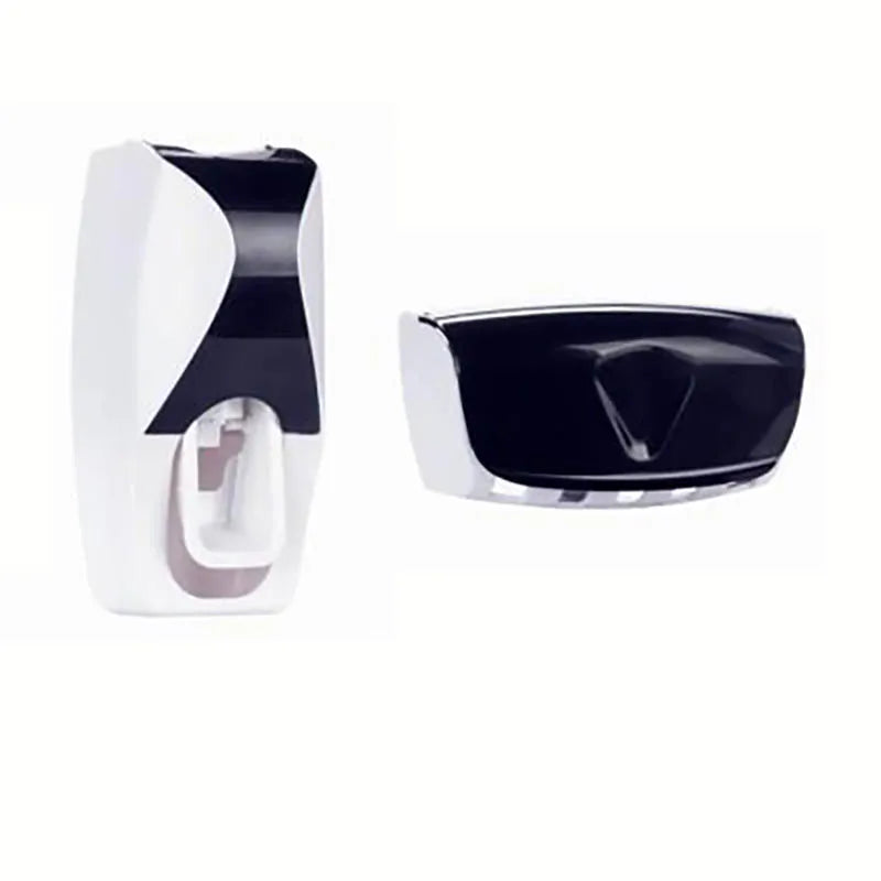 Wall-Mounted Toothbrush Holder with Auto Dispenser