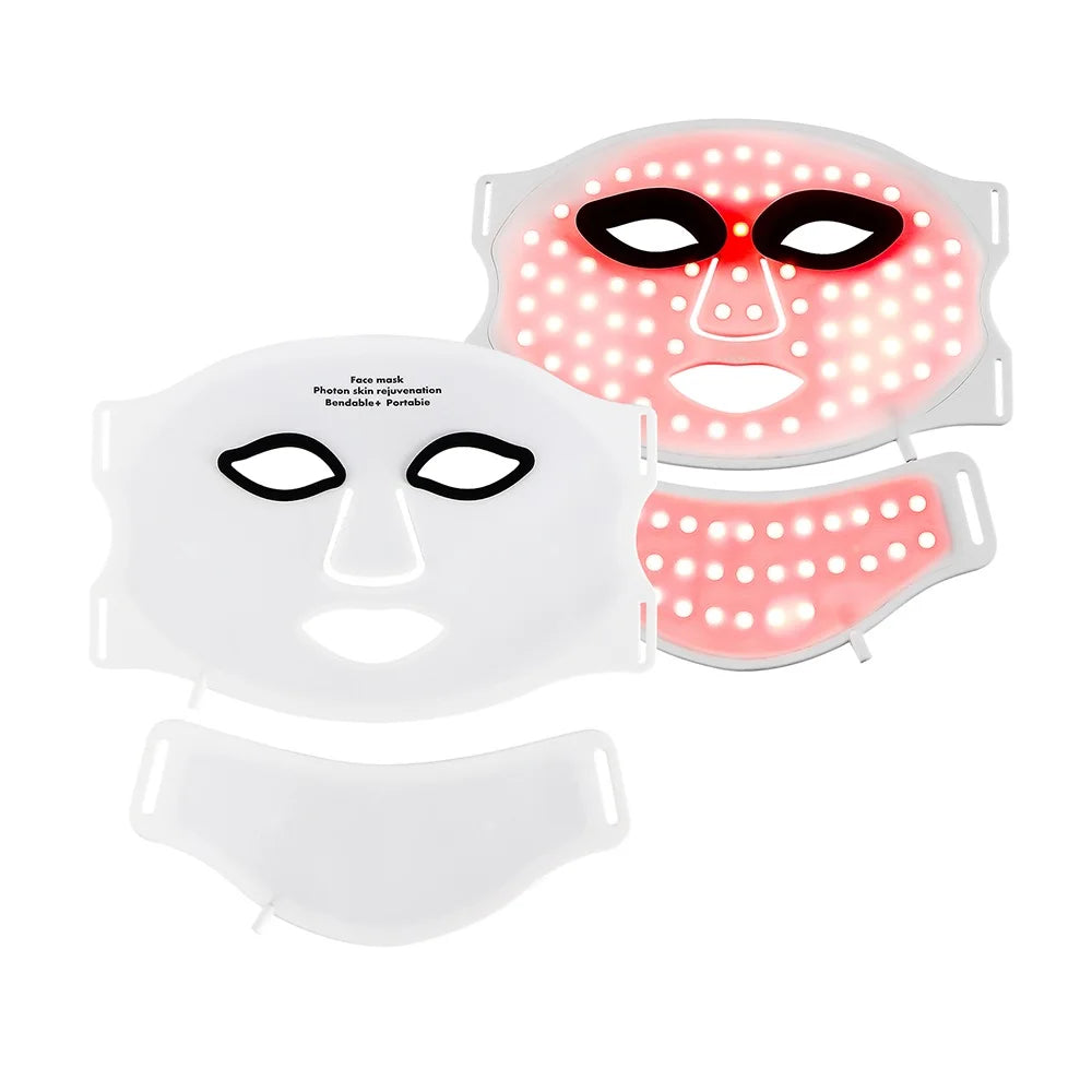 7-Color LED Red Light Therapy Face Mask