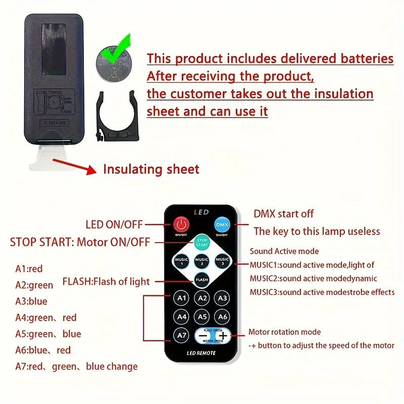 LED Star Galaxy Projector with Remote Control