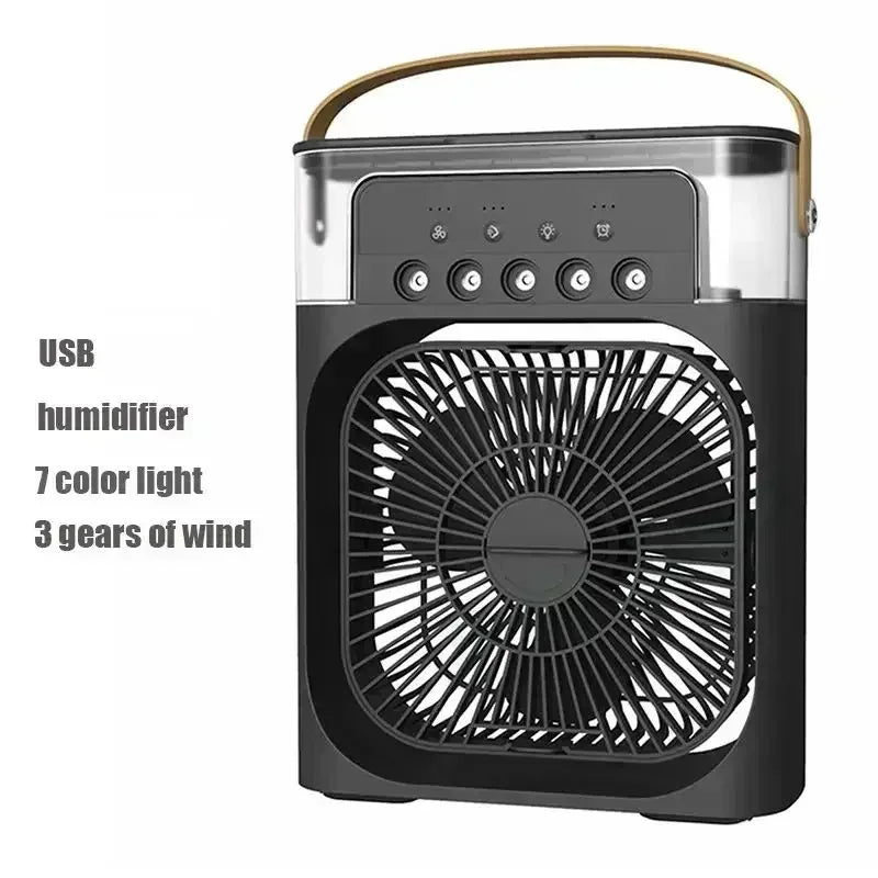 3-in-1 Mini Air Cooler with LED Light