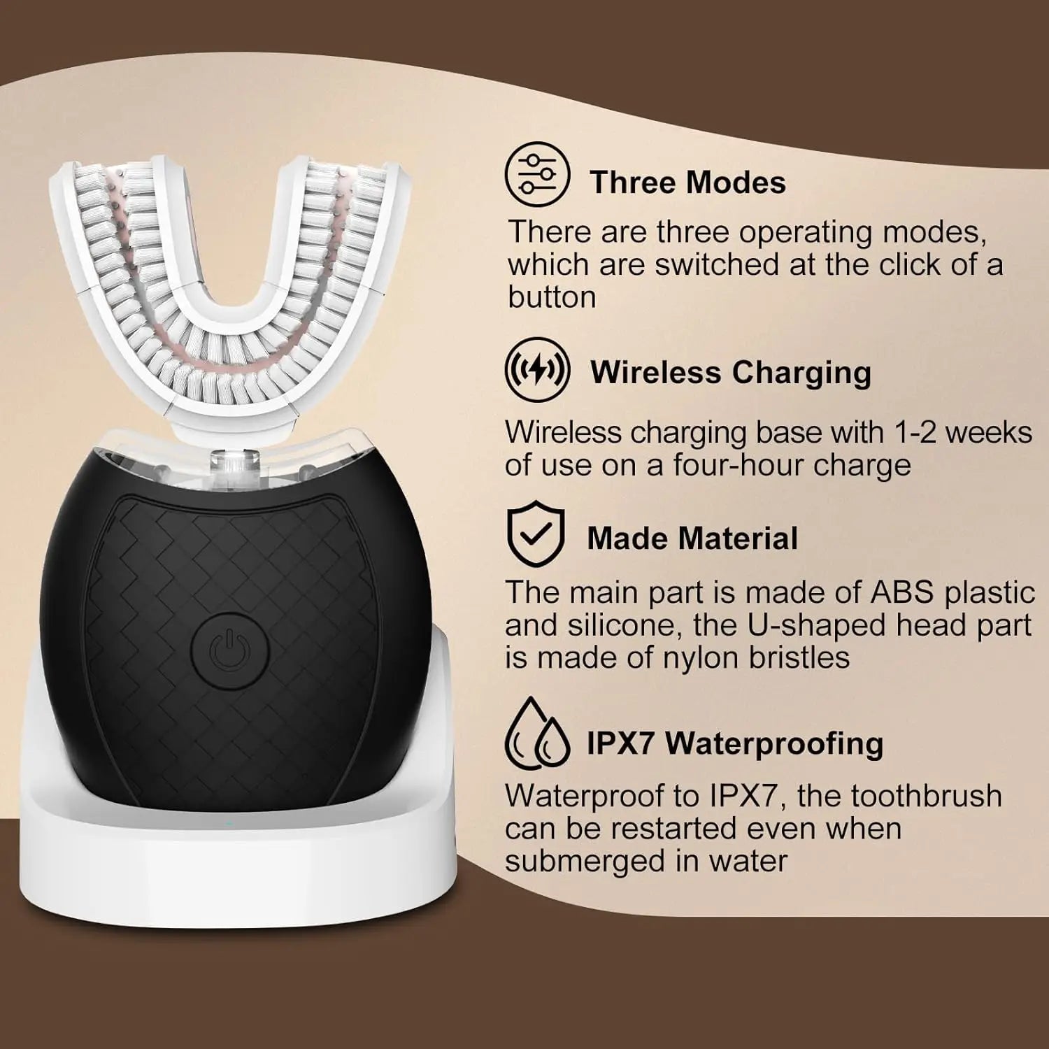 Smart U-Shaped Electric Toothbrush 360°